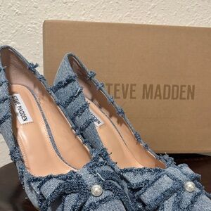 Steve Madden Blue Denim Women's Shoes